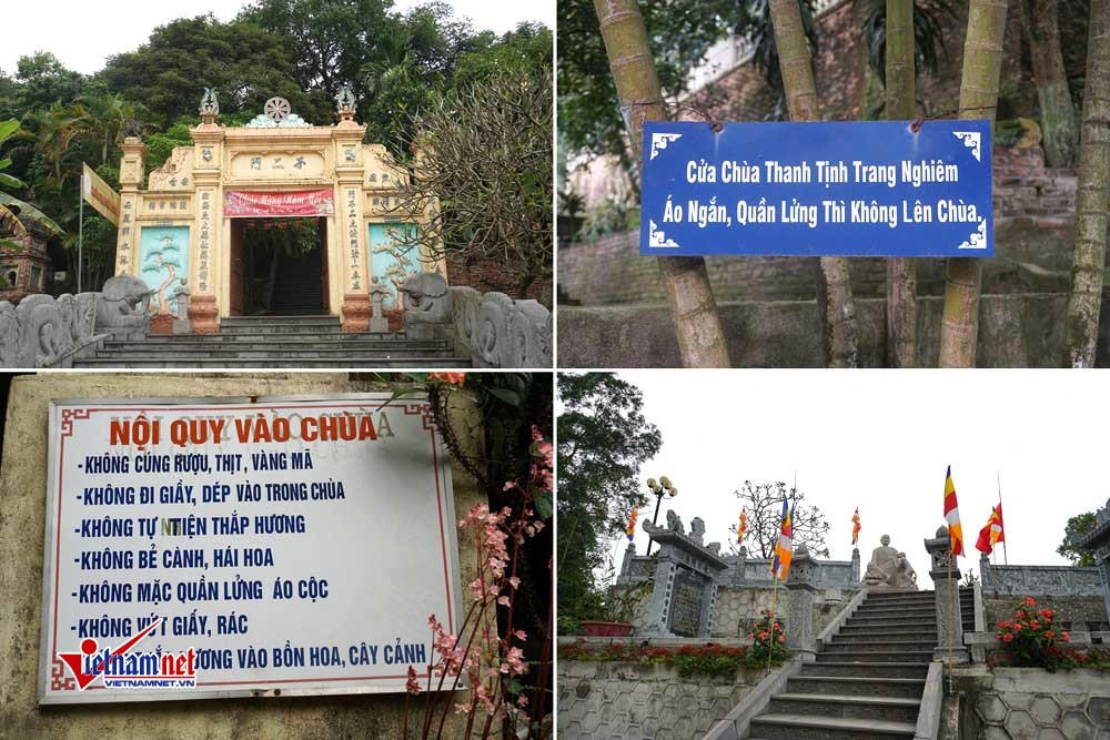 Nơi thờ tự nói không với vàng mã