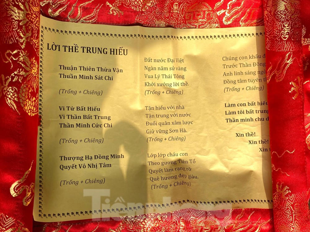 Vang vọng Hội thề Trung hiếu đền Đồng Cổ