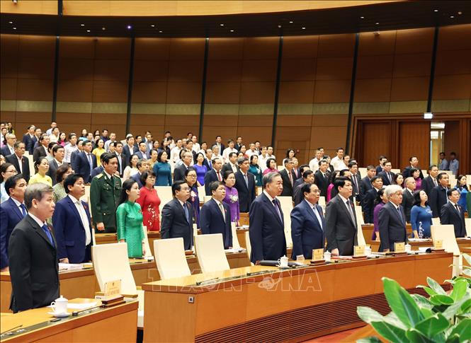 Khai mạc Kỳ họp bất thường lần thứ 8, Quốc hội khoá XV