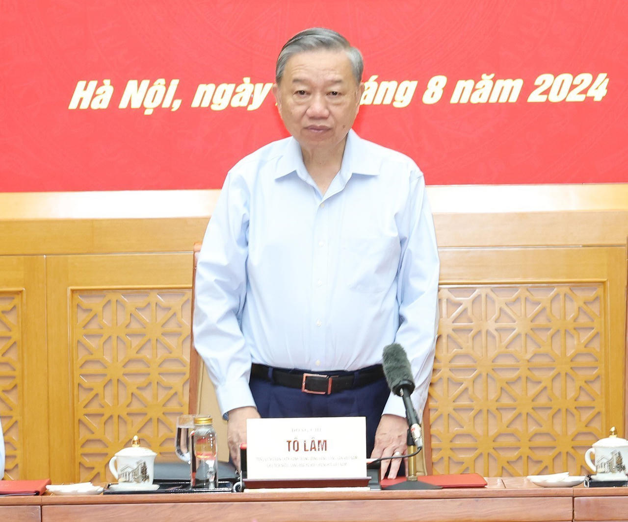 Tổng Bí thư, Chủ tịch nước Tô Lâm làm việc với Ban Thường vụ Quân ủy Trung ương