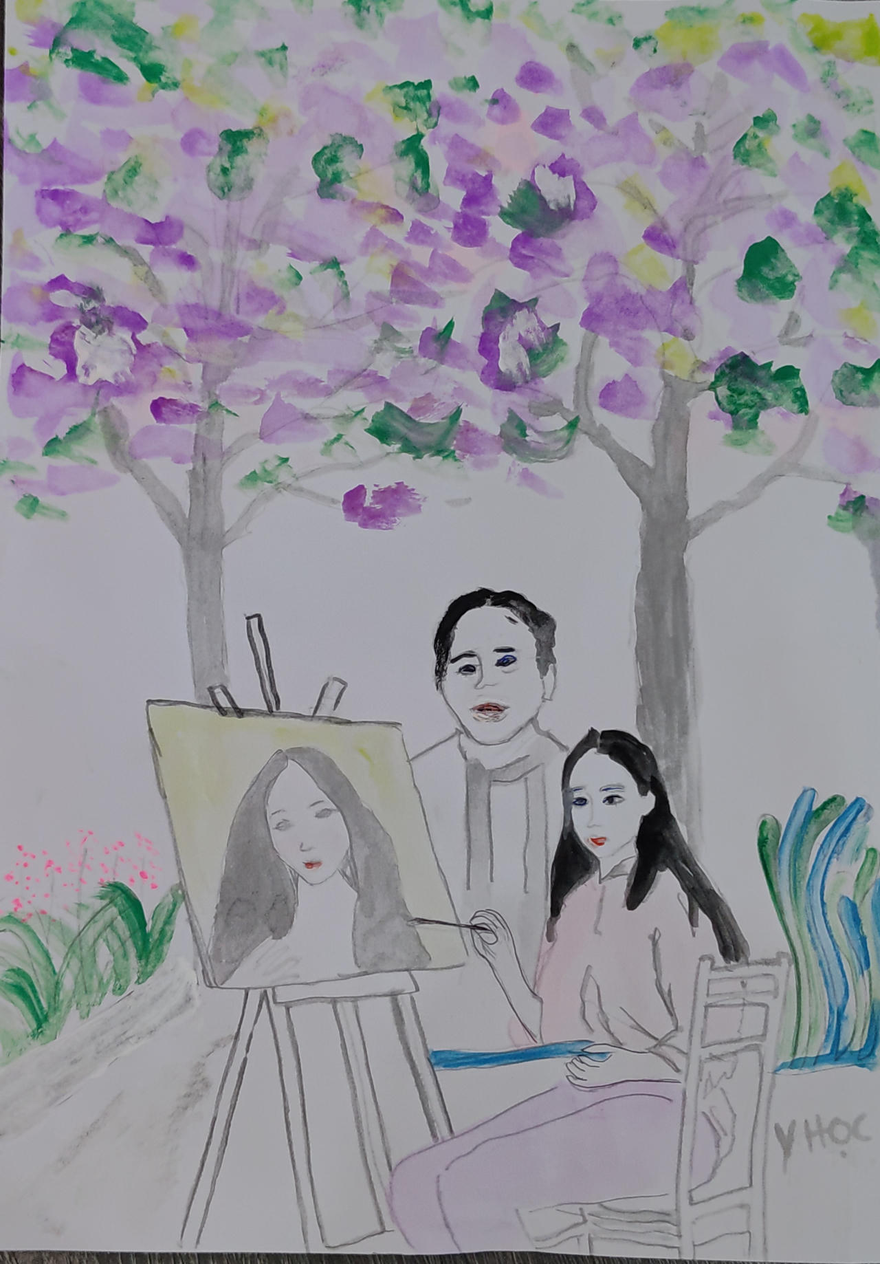 Vùng trời tím biếc