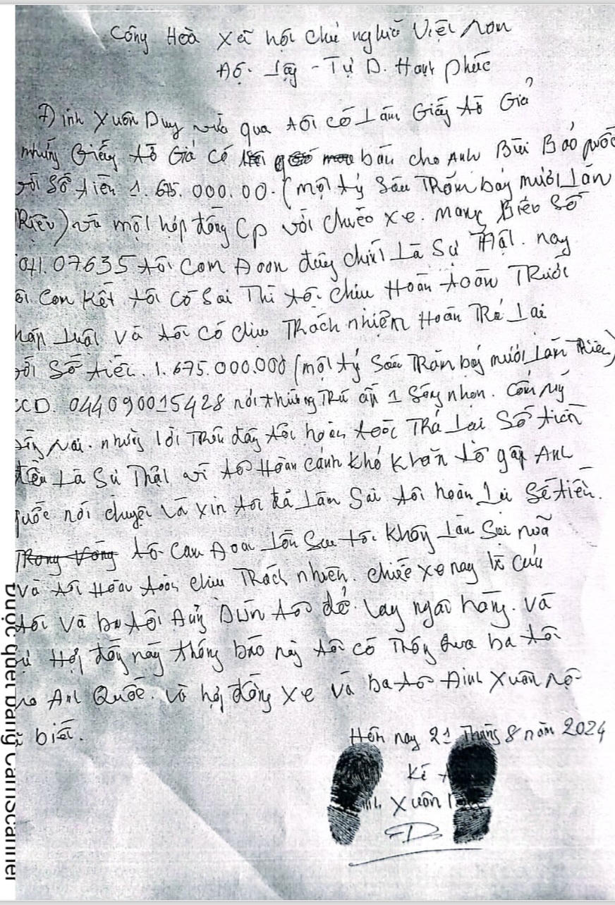 Nghi án làm giả giấy tờ xe lừa tiền tỷ