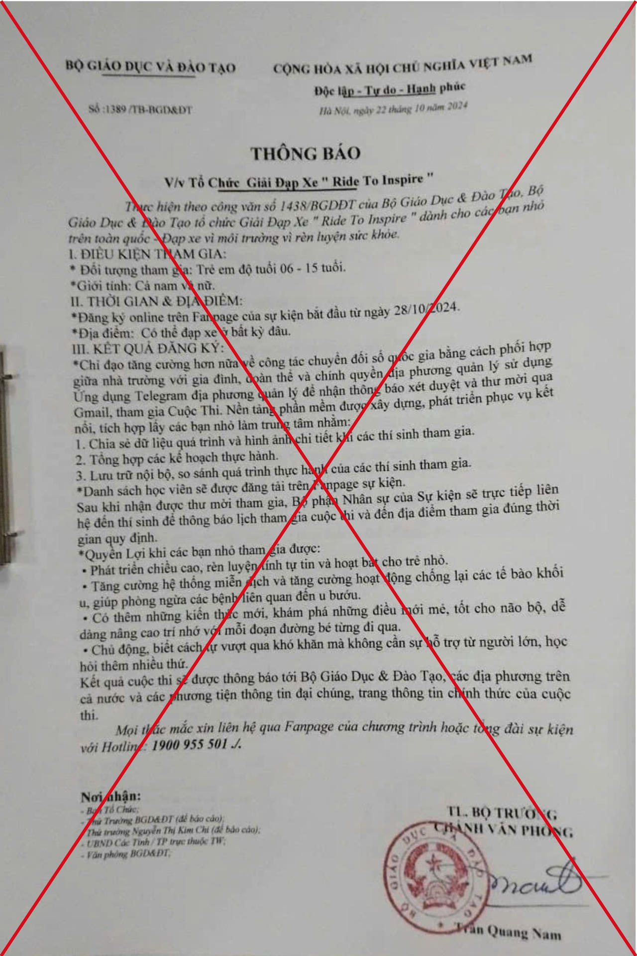 Cảnh giác với giải đua xe đạp cho học sinh 'Ride To Inspire'