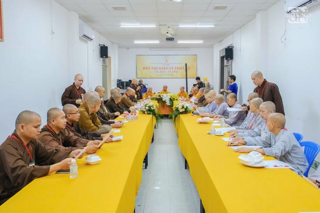 Gần 1.000 Phật tử TP.Thủ Đức tham dự Hội thi giáo lý năm 2024 tại Trường Trung cấp Phật học TP.HCM