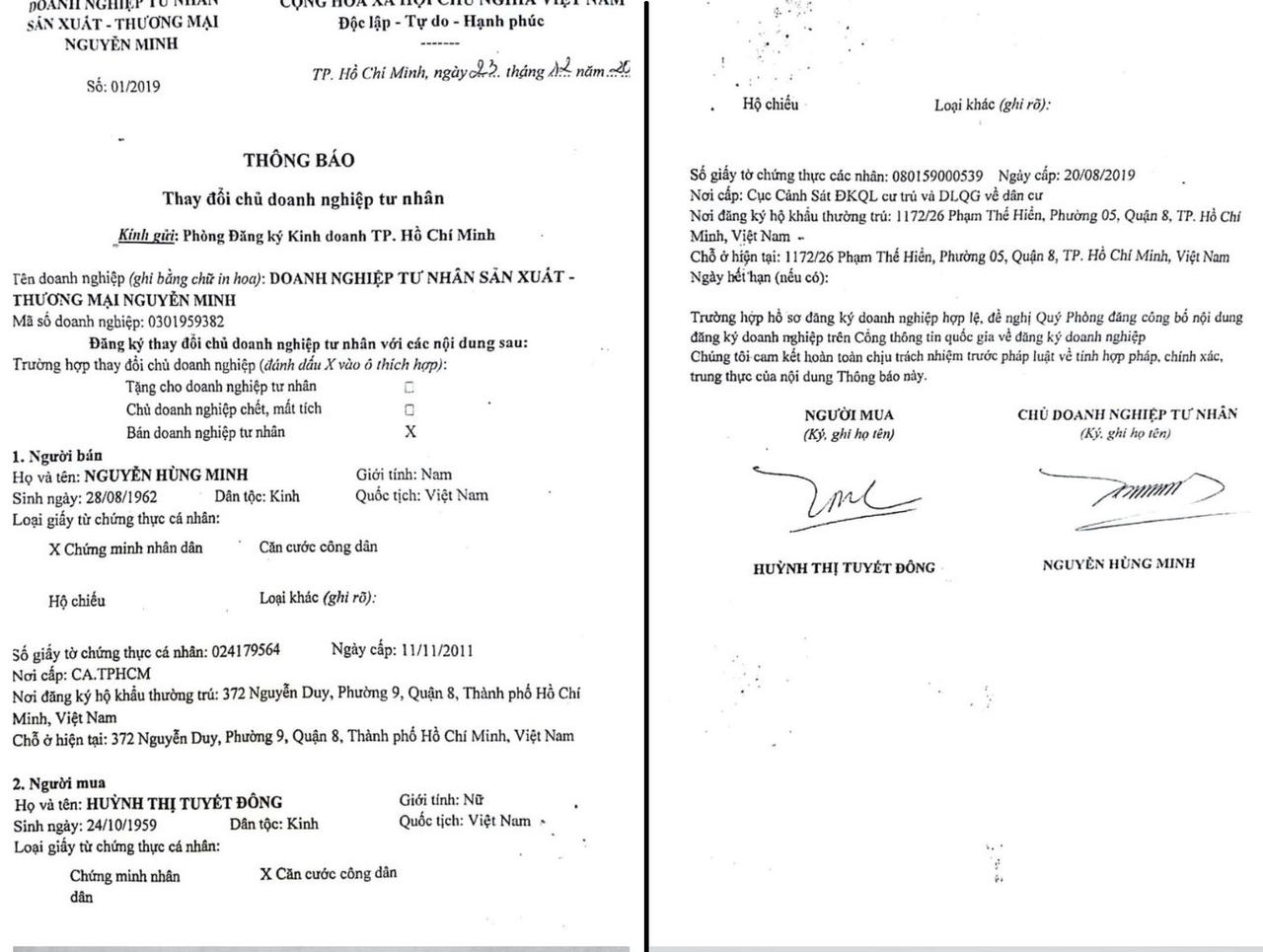 Tiếp vụ dấu hiệu gian dối trong một hồ sơ khai tử tại Quận 8 (TP HCM): Cần giám định chữ ký trong bộ hợp đồng chuyển nhượng tài sản