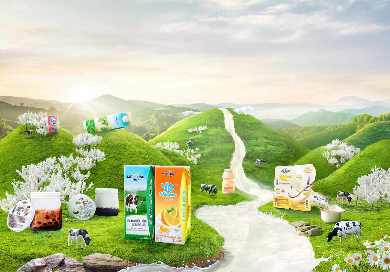 Mộc Châu Milk - Thương hiệu Quốc gia Việt Nam 2024: Sữa tươi Việt góp phần nâng cao chất lượng cuộc sống 