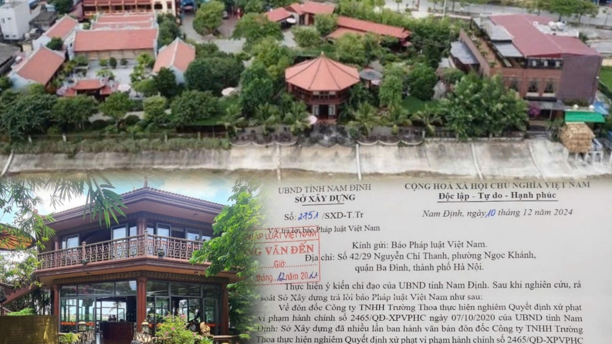 Vi phạm tại công trình của Công ty Trường Thoa (Nam Định): Sở Xây dựng thông tin chi tiết