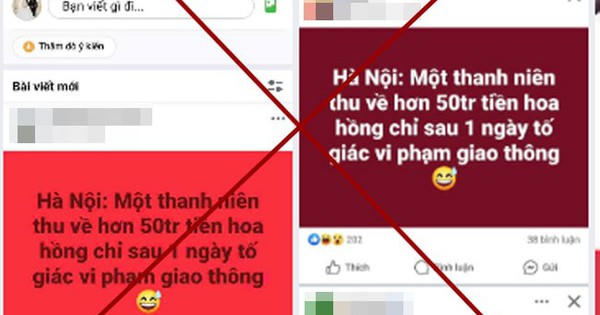 Sự thật tin thanh niên Hà Nội 'thu 50 triệu đồng sau 1 ngày tố giác vi phạm giao thông'