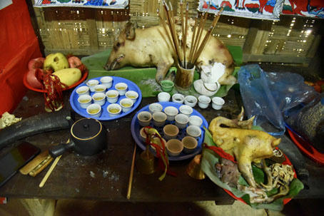 Lễ cúng Bàn Vương của các họ tộc người Dao