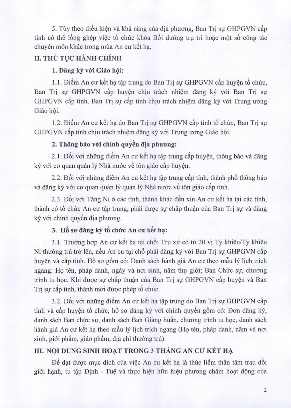 Mùa An cư Kiết hạ năm nay sẽ diễn ra như thế nào?
