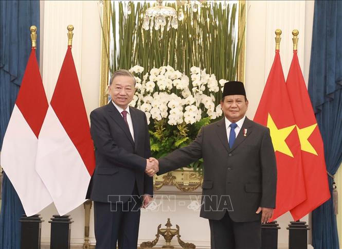 Tổng Bí thư Tô Lâm hội đàm với Tổng thống Indonesia Prabowo Subianto