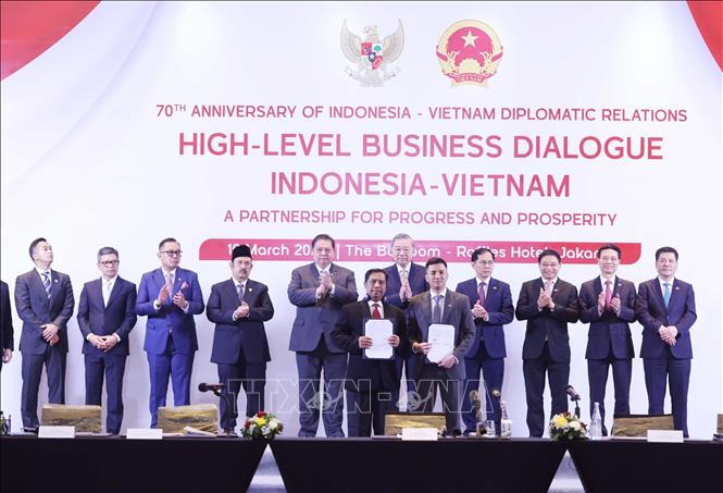 Tổng Bí thư Tô Lâm dự Tọa đàm doanh nghiệp Việt Nam và Indonesia