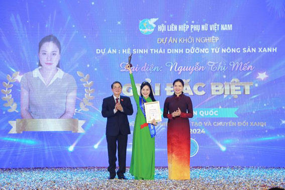 Thành công của người giành Giải Đặc biệt Phụ nữ khởi nghiệp 2024 khích lệ 'phái đẹp' theo đuổi ước mơ