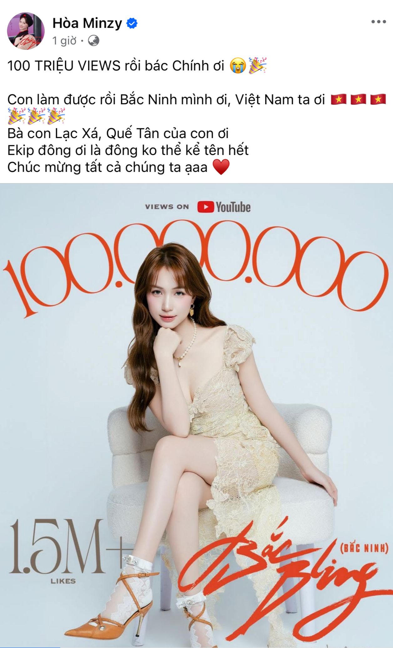 MV Bắc Bling cán mốc 100 triệu view 