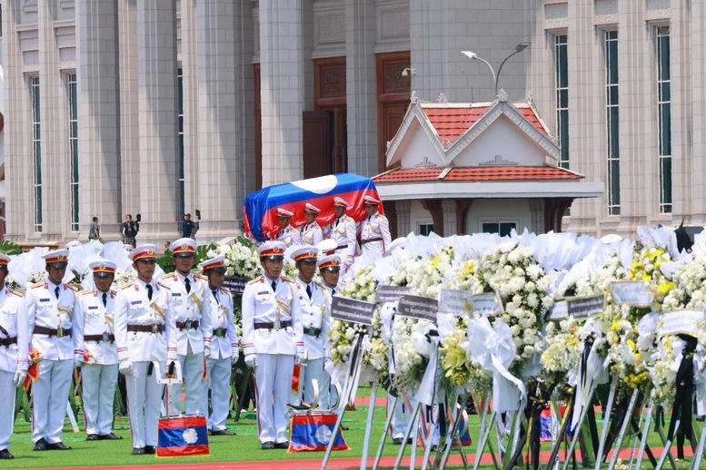 Thủ tướng Phạm Minh Chính dự Lễ truy điệu đồng chí Khamtay Siphandone