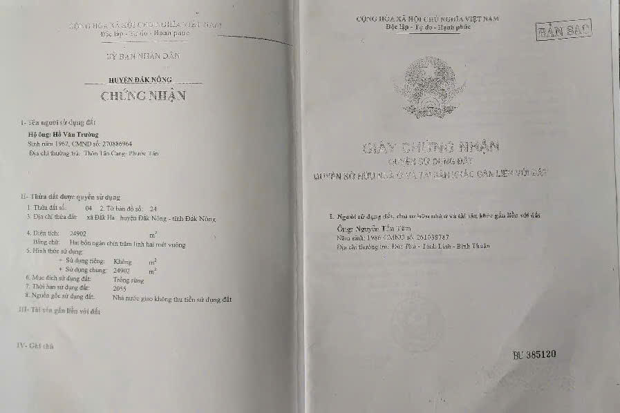Sự việc giả chữ ký để bán đất ở Đắk Nông: TAND Đắk Glong chuyển hồ sơ sang cơ quan công an
