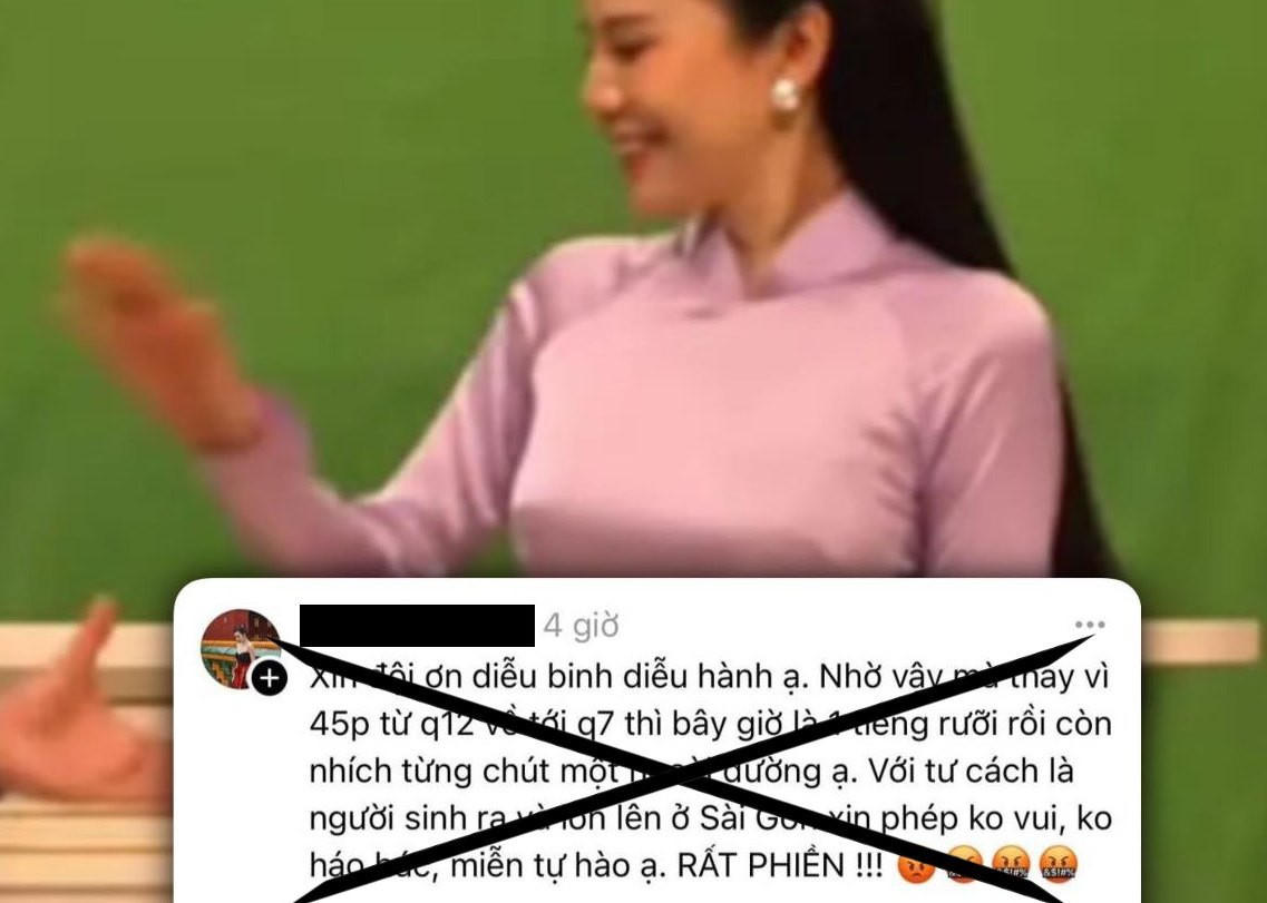 Động thái mới nhất của nữ MC phát ngôn gây bức xúc về diễu binh 30/4