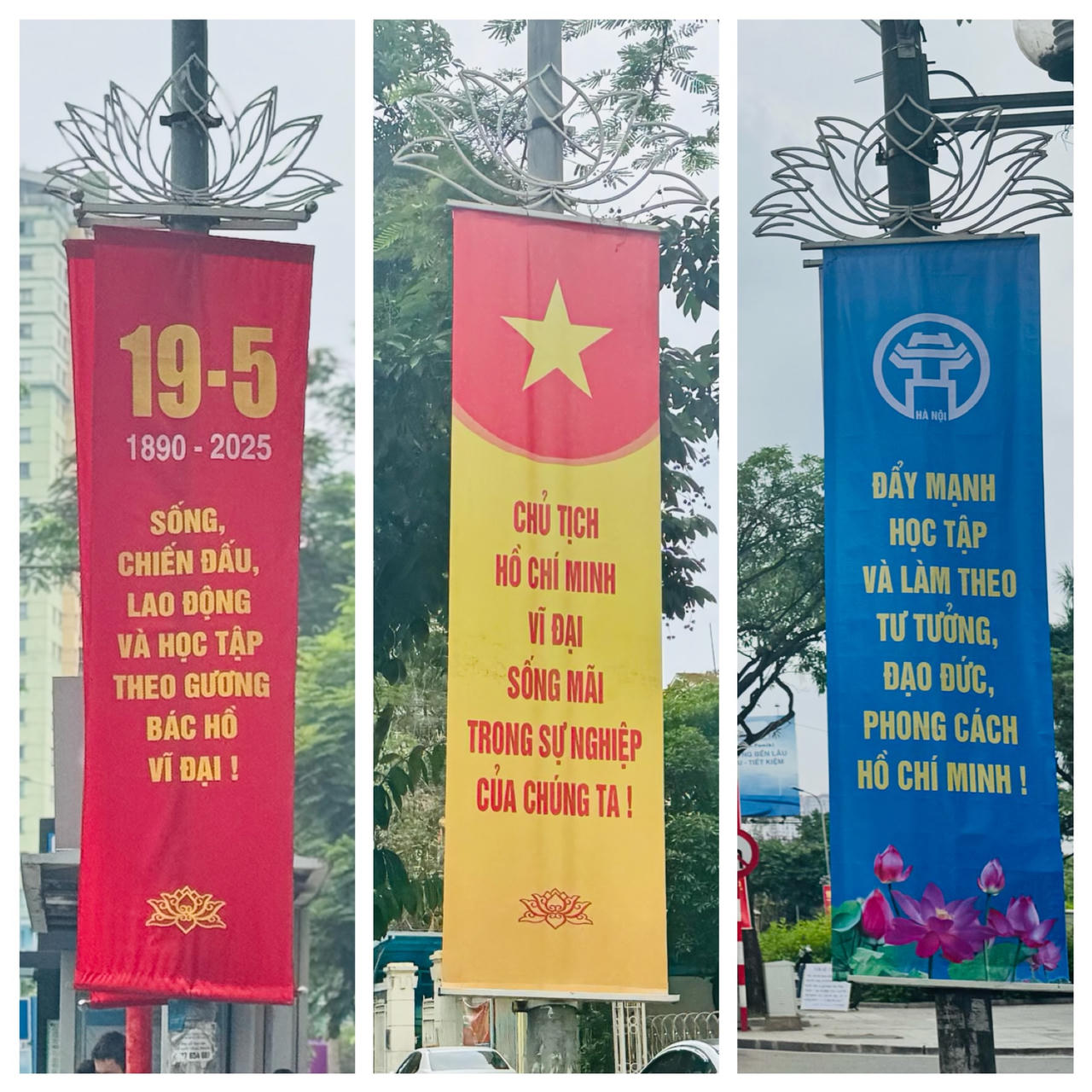 Hà Nội rực rỡ sắc màu kỷ niệm 135 năm ngày sinh nhật Bác 19/5