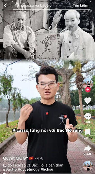 Giới trẻ lan tỏa hình ảnh Bác Hồ qua sản phẩm sáng tạo