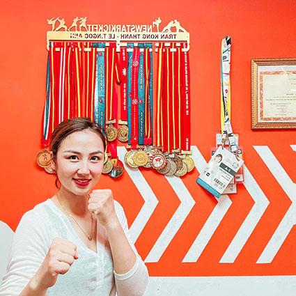 Ký ức nhọc nhằn của nữ võ sĩ xinh đẹp