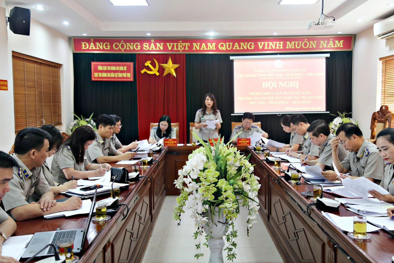 Thi hành án dân sự sẵn sàng cho sắp xếp, tinh gọn bộ máy