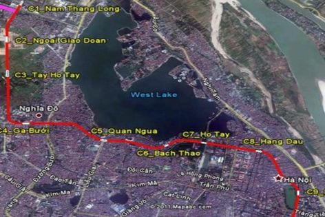Hà Nội dự kiến thời gian khởi công dự án đường sắt đô thị tuyến 2