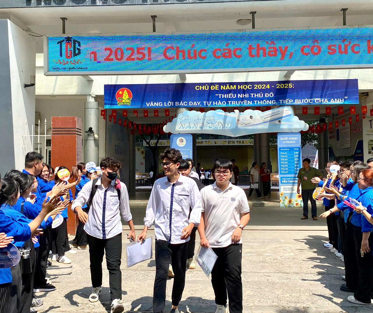 Một ngày thi căng thẳng