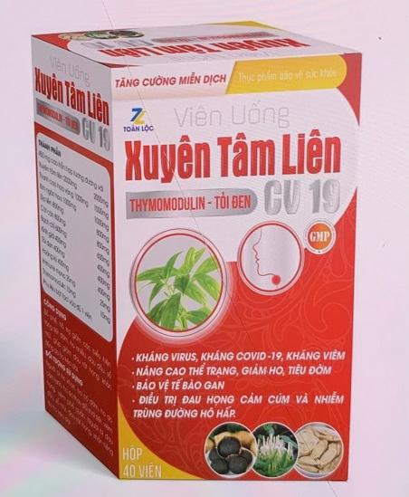 Cảnh báo 2 sản phẩm Xuyên Tâm Liên 'nổ' công dụng kháng COVID-19 là giả mạo
