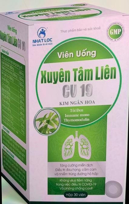 Cảnh báo 2 sản phẩm Xuyên Tâm Liên 'nổ' công dụng kháng COVID-19 là giả mạo