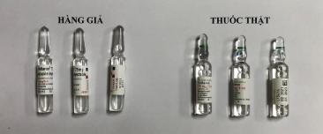 Thông báo về sản phẩm thuốc nghi giả nhãn hiệu