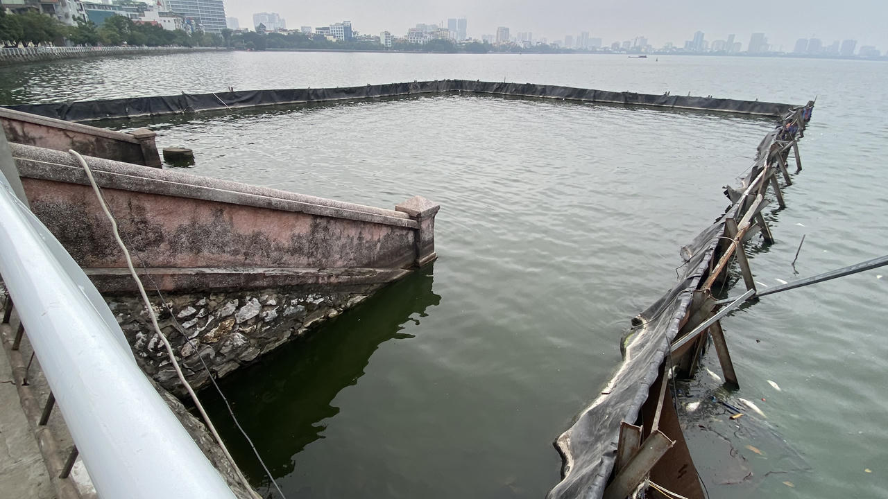 Khu thí điểm xử lý nước thải ở Hồ Tây sau nhiều năm bây giờ ra sao? 