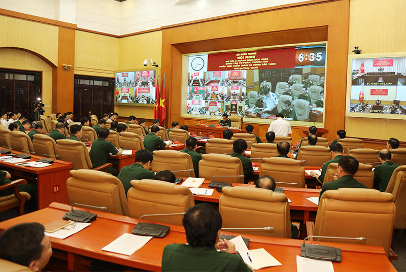 Bộ Quốc phòng sơ kết công tác tư pháp, thanh tra, pháp chế, kiểm toán và công tác 1389 