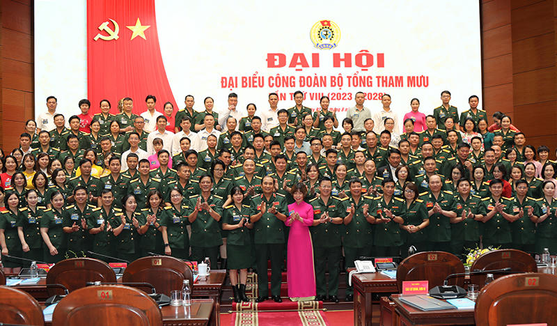 Khai mạc Đại hội đại biểu Công đoàn Bộ Tổng Tham mưu lần thứ VIII (2023 - 2028)