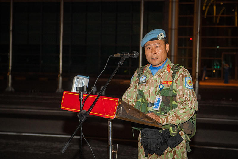 Đội Công binh số 1 Việt Nam hoàn thành xuất sắc nhiệm vụ về nước