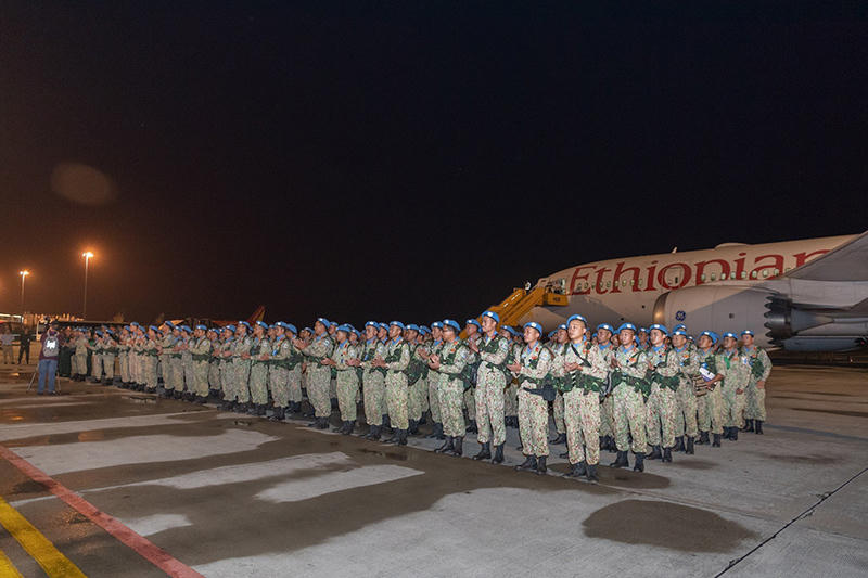 Đội Công binh số 1 Việt Nam hoàn thành xuất sắc nhiệm vụ về nước