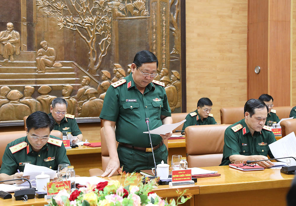 Đại tướng Phan Văn Giang chủ trì Hội nghị Quân ủy Trung ương