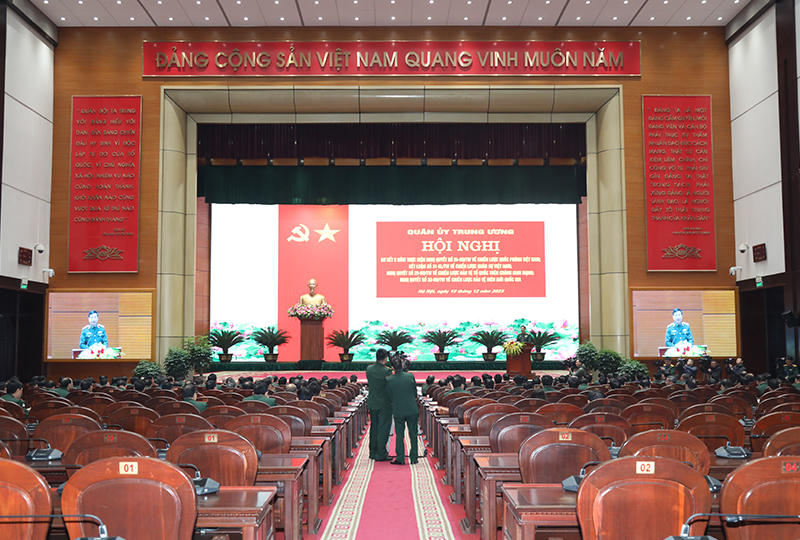 Quân ủy Trung ương sơ kết 5 năm thực hiện các nghị quyết, kết luận về chiến lược quân sự, quốc phòng