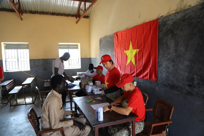 Nhiều hoạt động hướng tới kỷ niệm 79 năm Ngày thành lập Quân đội nhân dân Việt Nam tại Phái bộ UNISFA