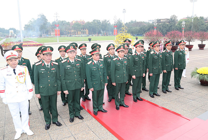 Thượng tướng Nguyễn Tân Cương chủ trì Hội nghị Giao ban trực tuyến và chúc Tết toàn quân