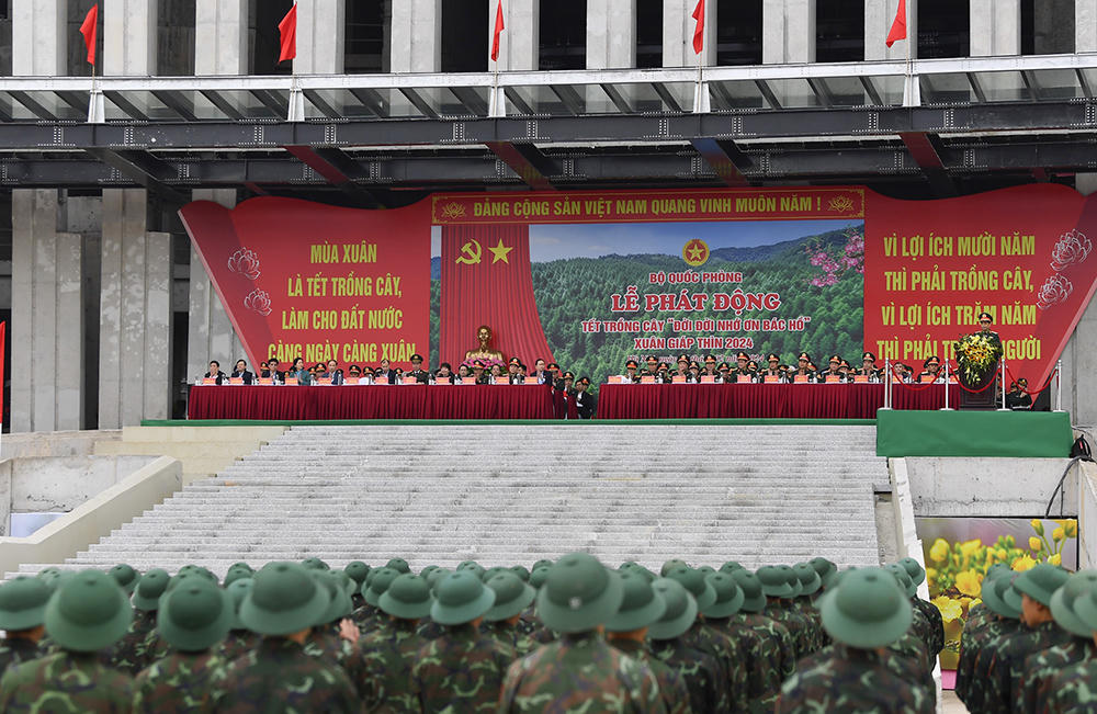 Bộ Quốc phòng phát động “Tết trồng cây đời đời nhớ ơn Bác Hồ”