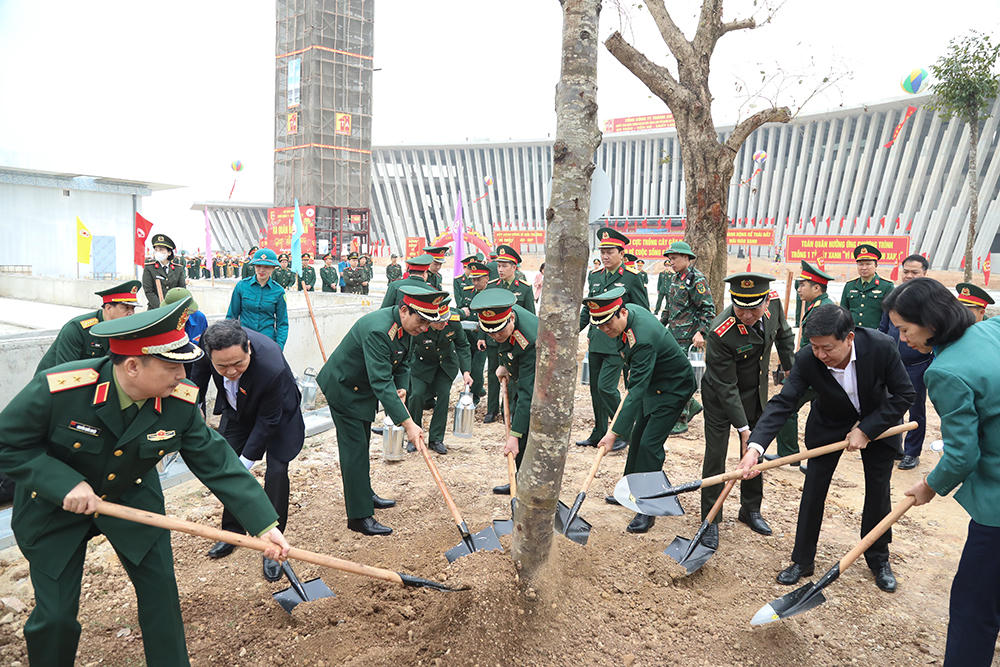 Bộ Quốc phòng phát động “Tết trồng cây đời đời nhớ ơn Bác Hồ”