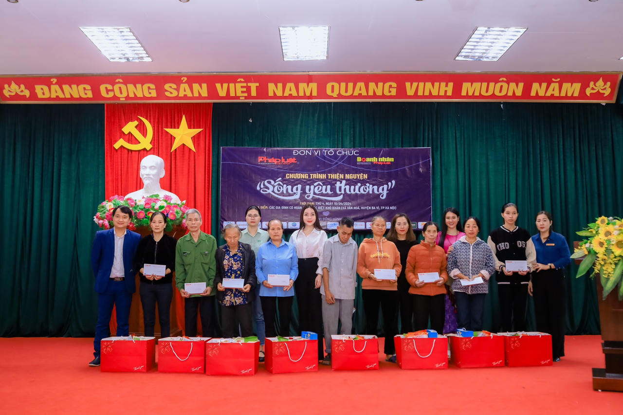 Những hình ảnh ấm áp của hành trình thiện nguyện “Sống yêu thương”