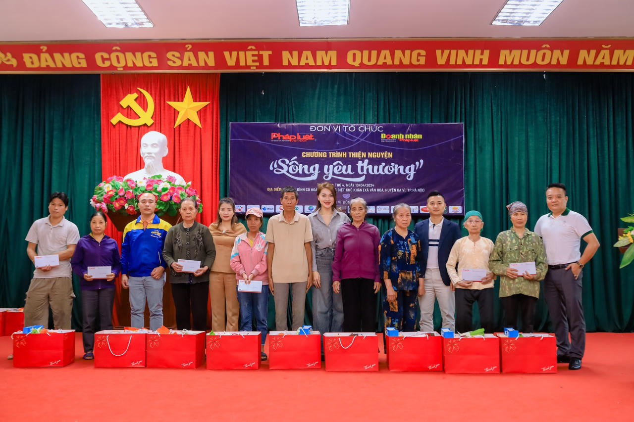 Những hình ảnh ấm áp của hành trình thiện nguyện “Sống yêu thương”