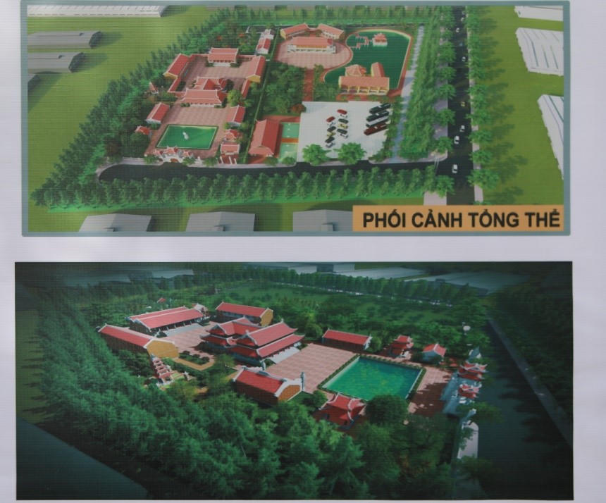 Mừng Lễ Phật Đản xây dựng lại chùa cổ gần 500 năm tuổi