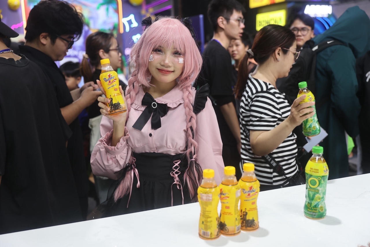 “Nước tăng lực quốc dân” gây bất ngờ tại sự kiện GameVerse 2024 