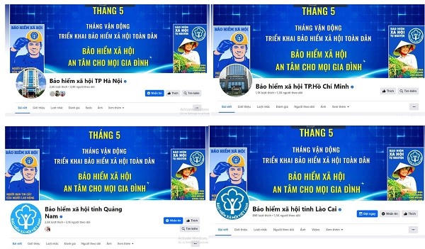 Facebook chính thức cấp tích xanh cho 53 trang Fanpage của BHXH tỉnh, thành phố trên cả nước 