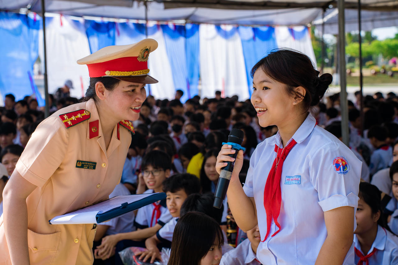 Caravan mùa 2: Hành trình tuyên truyền pháp luật và an toàn giao thông tại Ninh Thuận 