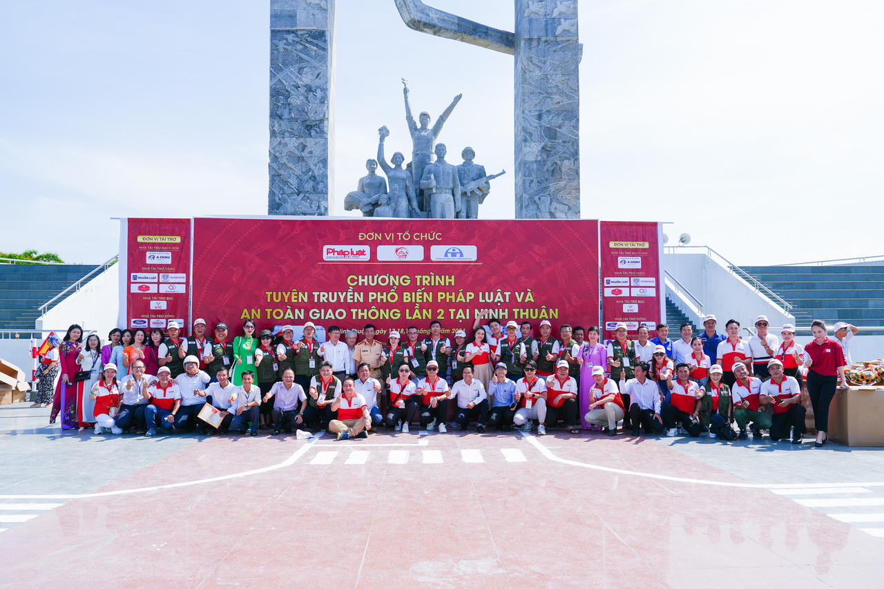 Caravan mùa 2: Hành trình tuyên truyền pháp luật và an toàn giao thông tại Ninh Thuận 