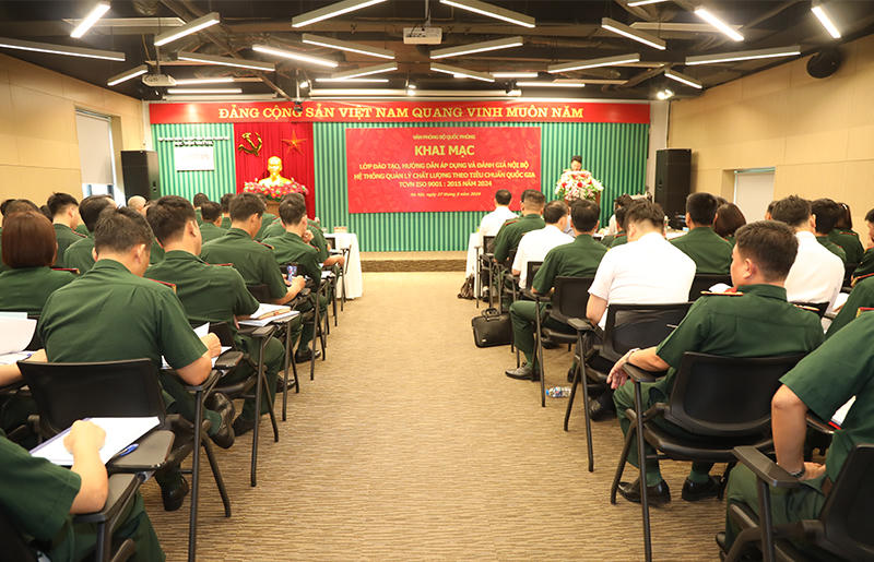 Văn phòng Bộ Quốc phòng khai mạc tập huấn về Hệ thống quản lý chất lượng theo Tiêu chuẩn quốc gia TCVN ISO 9001:2015