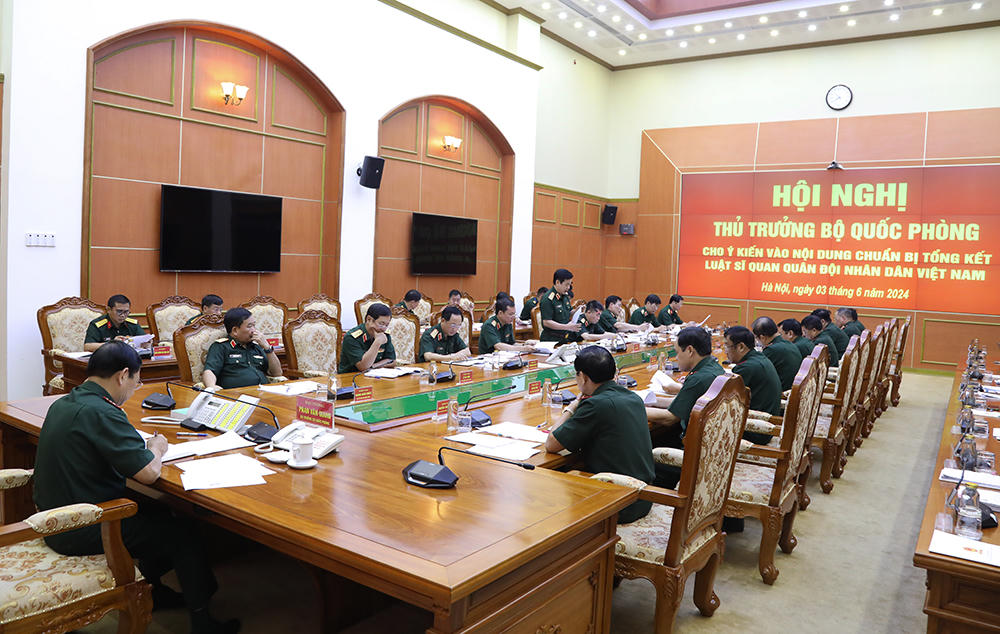 Chuẩn bị chu đáo cho tổng kết Luật Sĩ quan QĐND Việt Nam